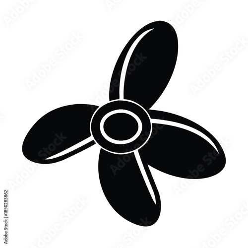 Generic fan propeller illustration