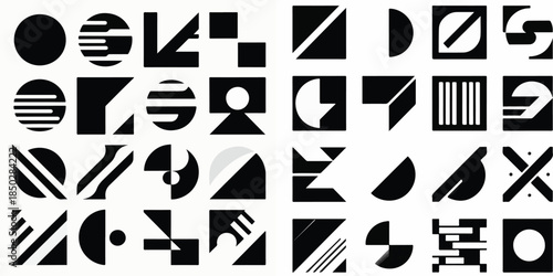 geometric silhouette vector