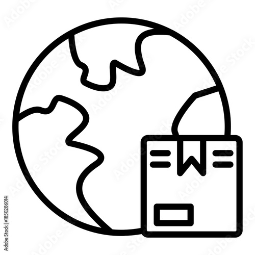 Worldwide Shipping Icon