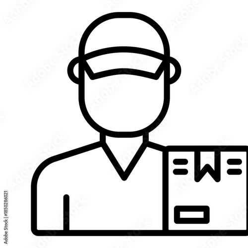 Delivery Man Icon