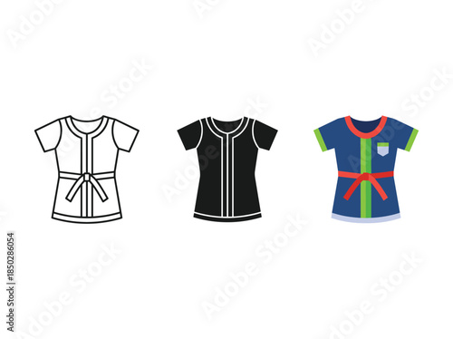 Dollar coins stack outline black gold