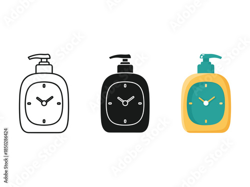 Hand Soap Pump Bottles Clipart