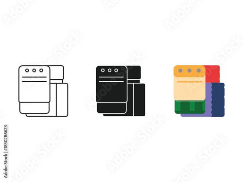 Electric ovens in different styles