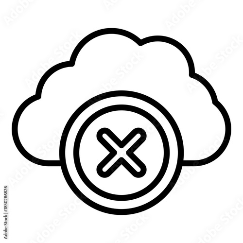 Cloud Inaccessible Icon