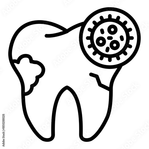 Tooth Infection Icon