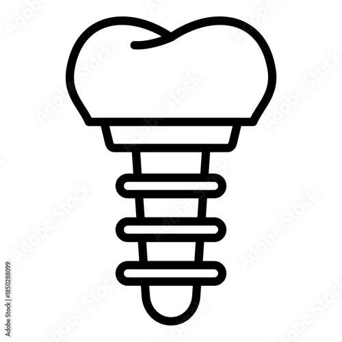 Dental Implant Icon