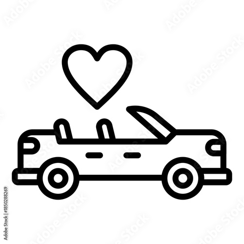 Wedding Car Icon