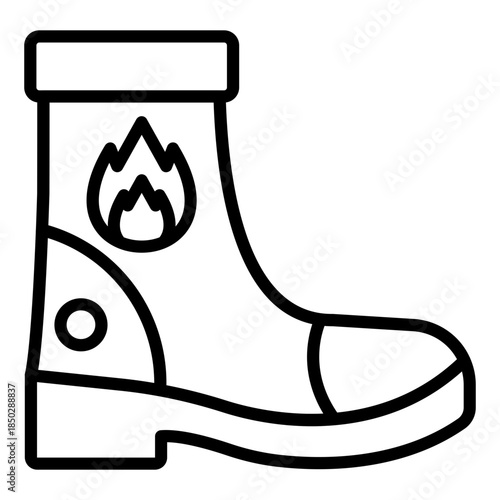 Firefighter Boots Icon