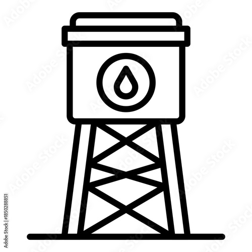 Water Tower Icon