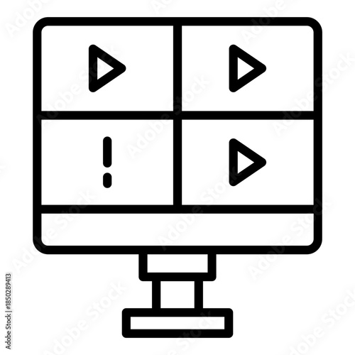 Security Monitors Icon