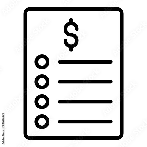 Price List Icon