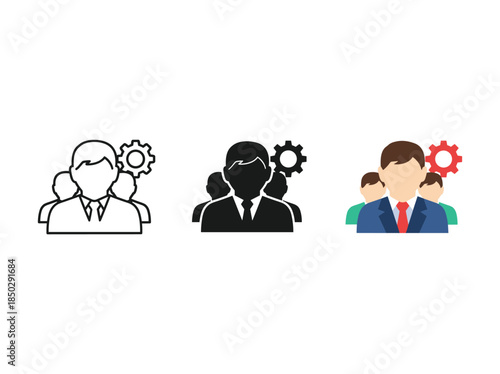 Business Teamwork Concept Illustration