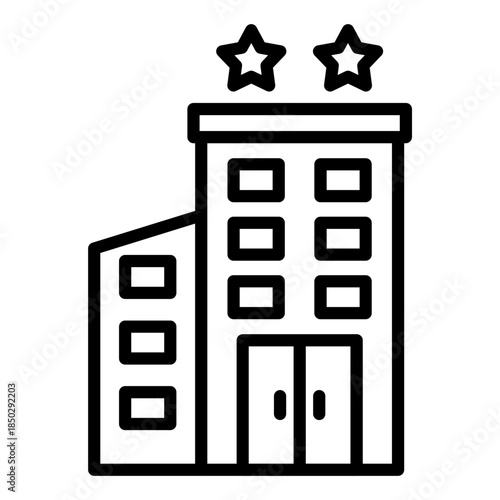 2 Star Hotel Icon