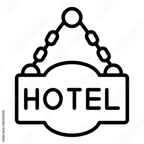 Hotel Sign Icon