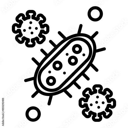 Bacteria Icon