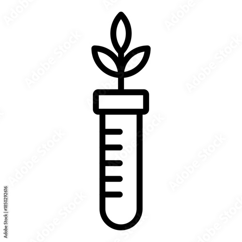Plany Test Tube Icon
