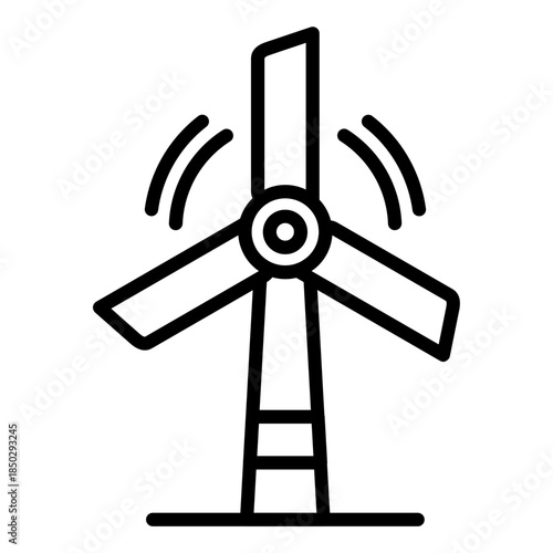 Wind Power Icon