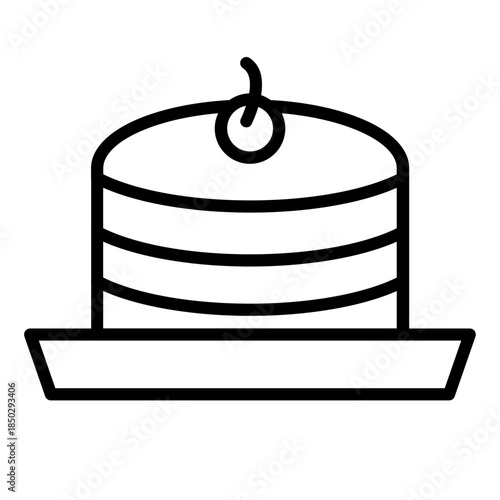 Sponge Cake Icon