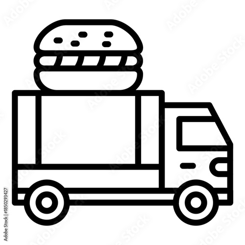 Mobile Bakery Icon