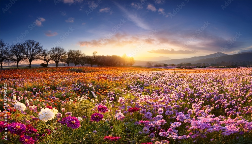Obraz premium Spring Flower Field