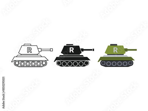 Tanks in various stages of completion