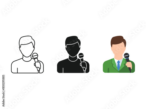 People Holding Microphones