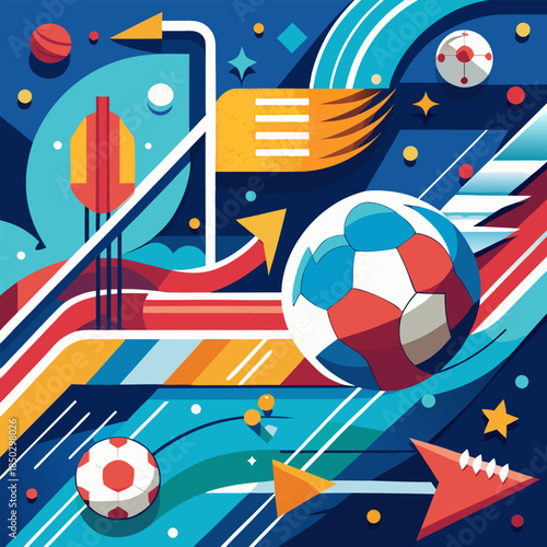 soccer ball background