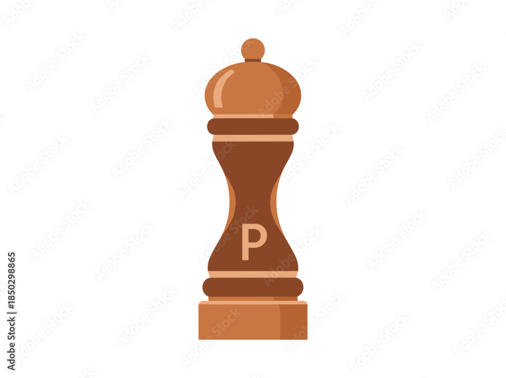 Fototapeta premium Pepper Grinder Icon Illustration