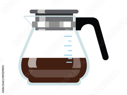 Coffee Maker with Coffee Liquid Inside