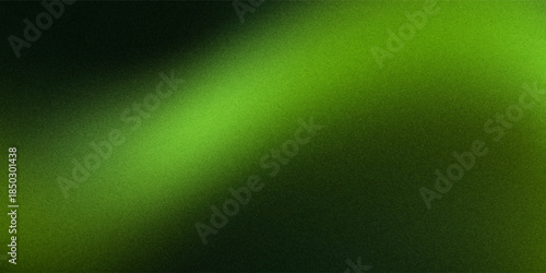 White green blurred gradient on dark grainy background, glowing light spot, copy space