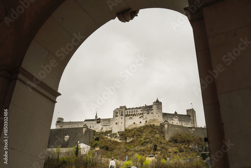 Hohensalzburg Fortress and the city of Salzburg