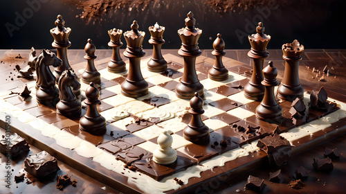Modern Business Strategy: Winning Move on a Luxurious Chocolate Chess Board