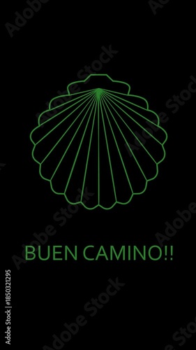 Buen camino ultreia Recursos gráficos