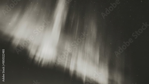 Abstract Light Beams in Dark Moody Atmosphere with High Contrast Lighting on Blurred Background for Artistic Design