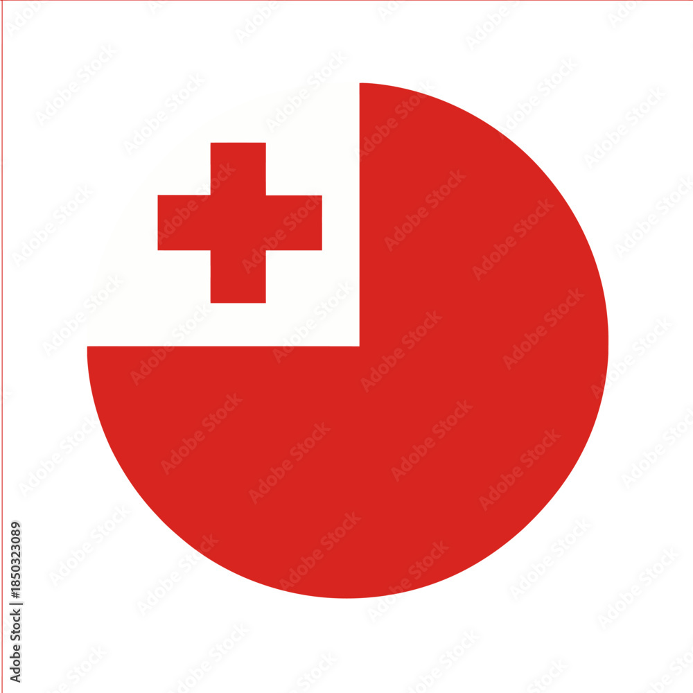 Fototapeta premium Tonga flag