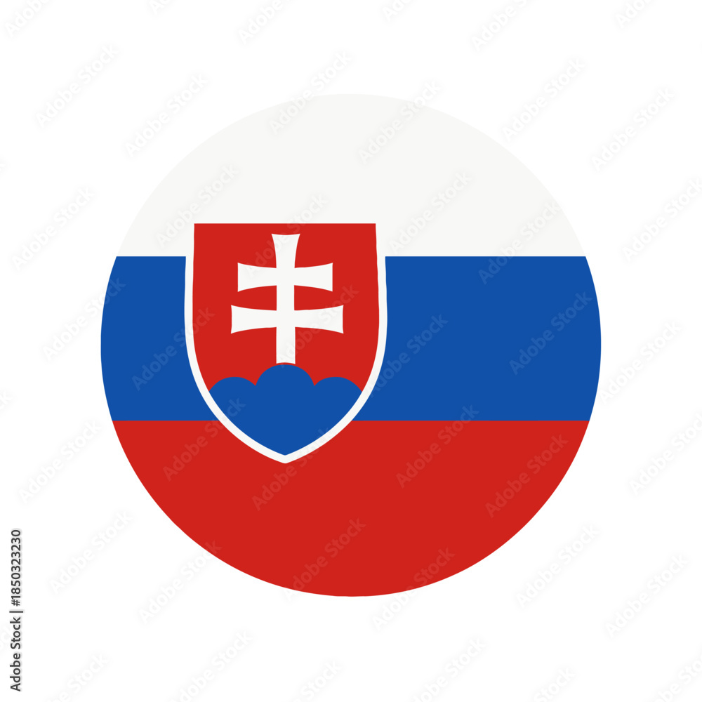 Obraz premium Eslovaquia flag