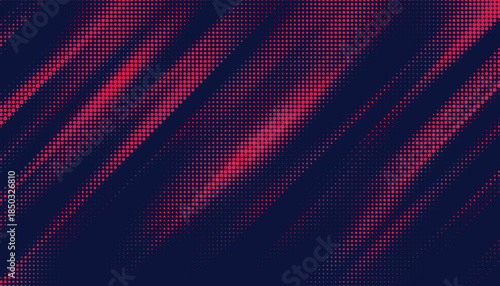 Color dotted diagonal liner effect background. Vector illustration.