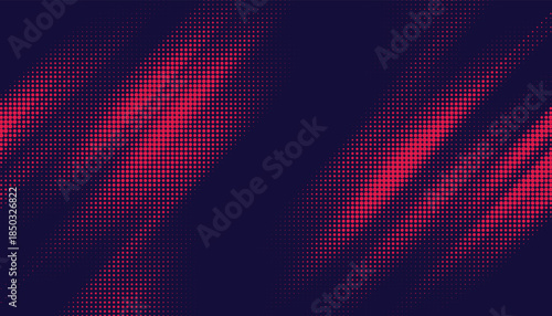 Color dotted diagonal liner effect background. Vector illustration.