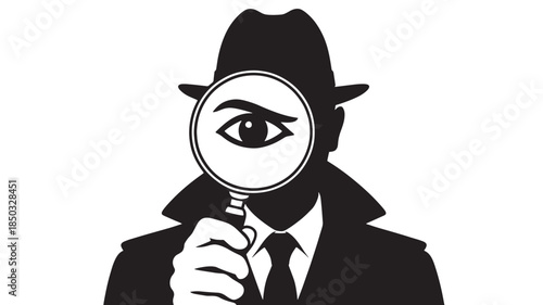 Mysterious Manner with natural lighting and detailed texture for commercial background