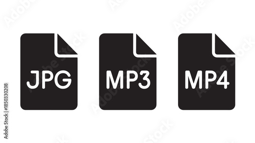 Image File Formats with natural lighting and detailed texture for commercial background