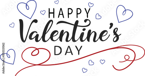Celebrate valentine's day with love and hearts Vector, illustration