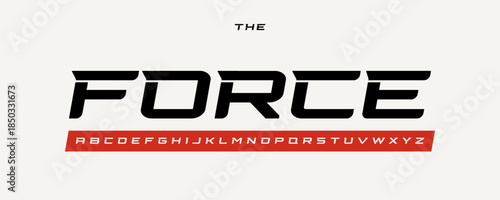 Speed Race Font Logo Alphabet Car Moto Racing Letter Set Modern Typography, Dynamic Typographic Design for Title Text, Typo Poster Headline, Type Symbol Logotype, Sharp Serif Fonts. Vector Typeface