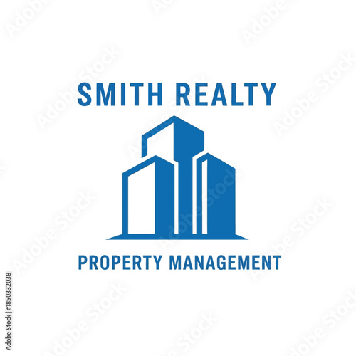 Smith realty property management building logo text