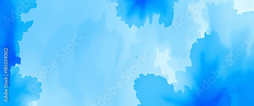 Abstract blue and white watercolor wash texture,  art,  abstract