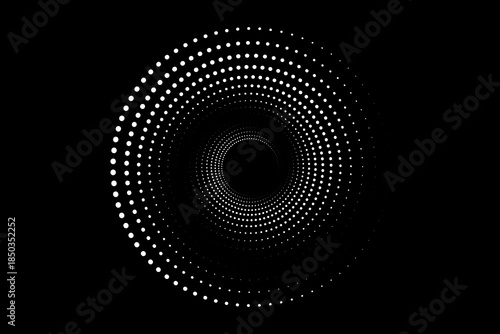 Spiral sound wave rhythm line dynamic abstract vector background. vector illustration