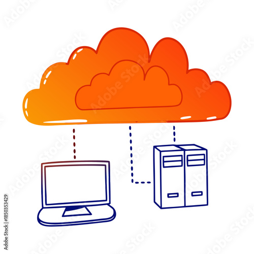 Digital Padlock with Circuit Technology Representing Cybersecurity, Data Protection and Network Safety.