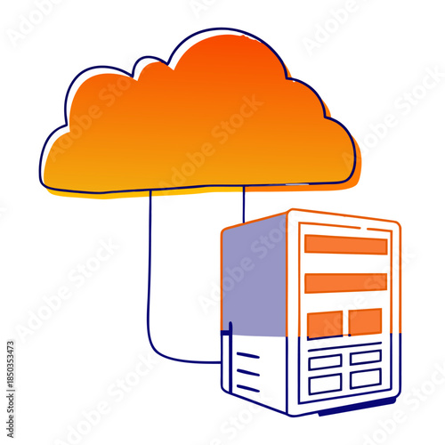 Digital Padlock with Circuit Technology Representing Cybersecurity, Data Protection and Network Safety.