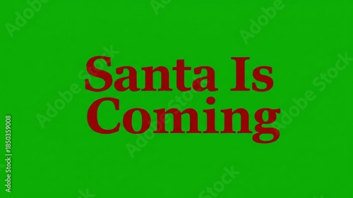 Festive announcement 