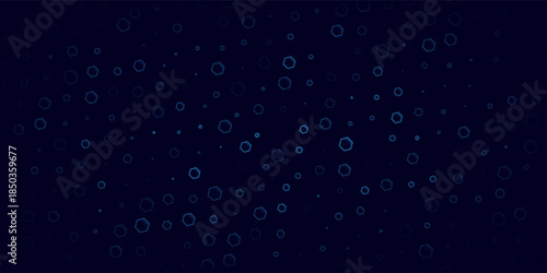 Printdigital glowing blue hexagons for technology or science background. hi tech cyber backdrop for fintech concept, medical research presentation or website cover. vector illustration.eps.10.