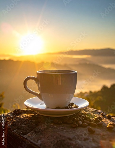 cup of coffee AI generated